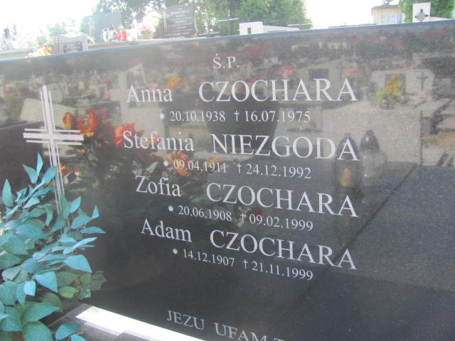 Stefania Niezgoda 1914 Kolbuszowa - Grobonet - Wyszukiwarka osób pochowanych