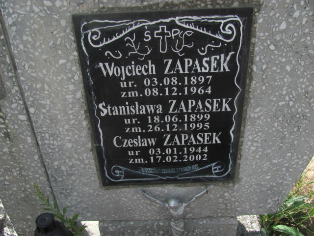 Stanisława Zapasek 1899 Kolbuszowa - Grobonet - Wyszukiwarka osób pochowanych