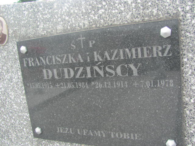 Kazimierz Dudziński 1914 Kolbuszowa - Grobonet - Wyszukiwarka osób pochowanych