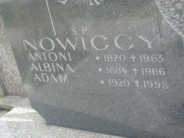 Adam Nowicki 1920 Kolbuszowa - Grobonet - Wyszukiwarka osób pochowanych