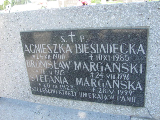 Agnieszka Biesiadecka 1900 Kolbuszowa - Grobonet - Wyszukiwarka osób pochowanych