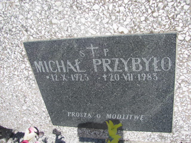 Michał Przybyło 1923 Kolbuszowa - Grobonet - Wyszukiwarka osób pochowanych