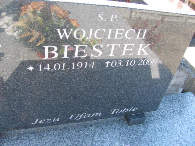Grób Wojciech Biestek