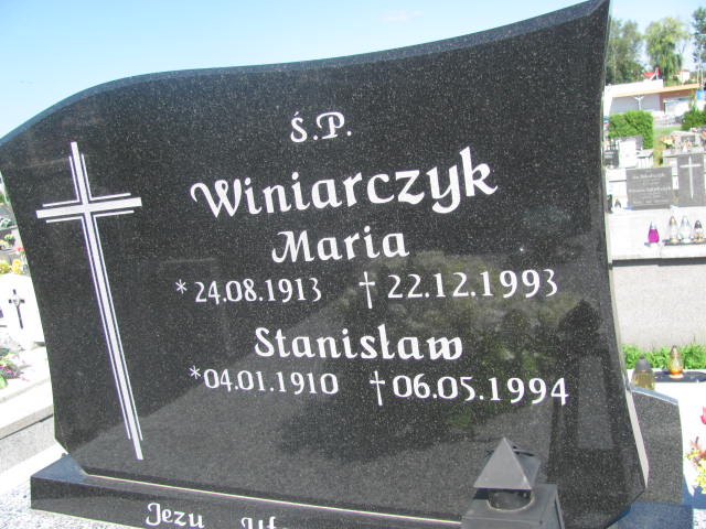 Stanisław Winiarczyk 1910 Kolbuszowa - Grobonet - Wyszukiwarka osób pochowanych