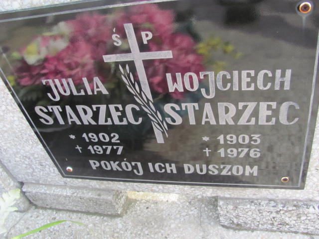 Julia Starzec 1901 Kolbuszowa - Grobonet - Wyszukiwarka osób pochowanych