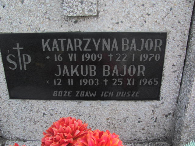 Katarzyna Bajor 1909 Kolbuszowa - Grobonet - Wyszukiwarka osób pochowanych