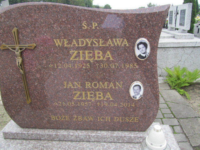 Jan Roman Zięba 1957 Kolbuszowa - Grobonet - Wyszukiwarka osób pochowanych