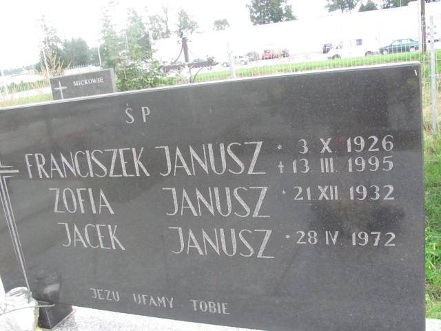 Grób Franciszek Janusz