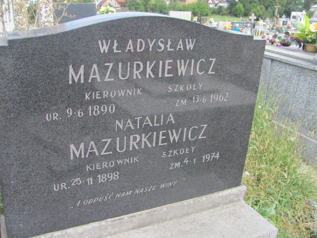 Natalia Mazurkiewicz 1898 Kolbuszowa - Grobonet - Wyszukiwarka osób pochowanych