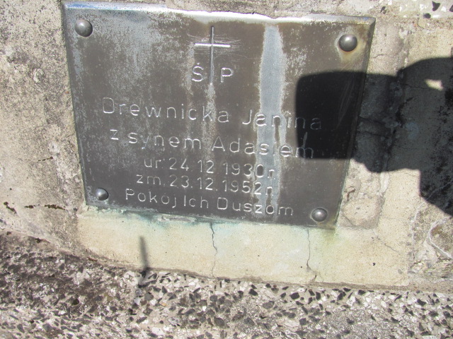 Janina Drewnicka 1930 Kolbuszowa - Grobonet - Wyszukiwarka osób pochowanych
