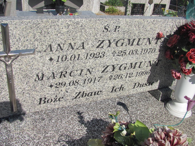 Marcin Zygmunt 1917 Kolbuszowa - Grobonet - Wyszukiwarka osób pochowanych