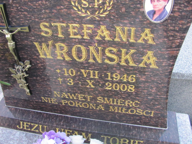 Grób Stefania Wrońska