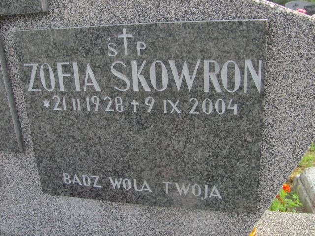 Józef Skowron 1896 Kolbuszowa - Grobonet - Wyszukiwarka osób pochowanych