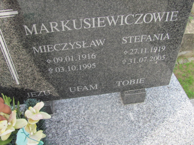 Grób Mieczysław Markusiewicz