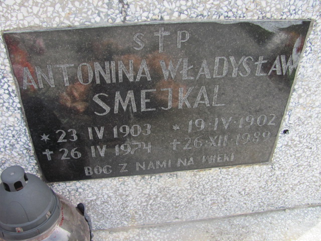 Władysław Smejkal 1902 Kolbuszowa - Grobonet - Wyszukiwarka osób pochowanych