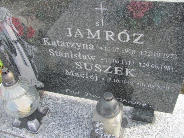 Katarzyna Jamróz 1908 Kolbuszowa - Grobonet - Wyszukiwarka osób pochowanych