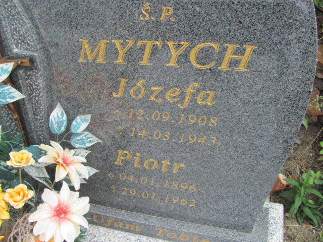 Józefa Mytych 1908 Kolbuszowa - Grobonet - Wyszukiwarka osób pochowanych