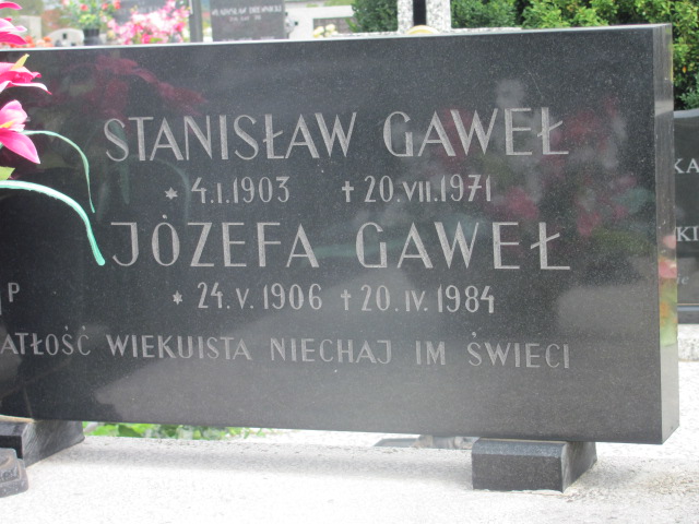 Stanisław Gaweł 1903 Kolbuszowa - Grobonet - Wyszukiwarka osób pochowanych