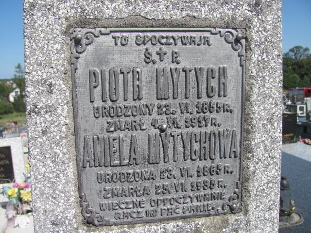 Aniela Mytych 1865 Kolbuszowa - Grobonet - Wyszukiwarka osób pochowanych