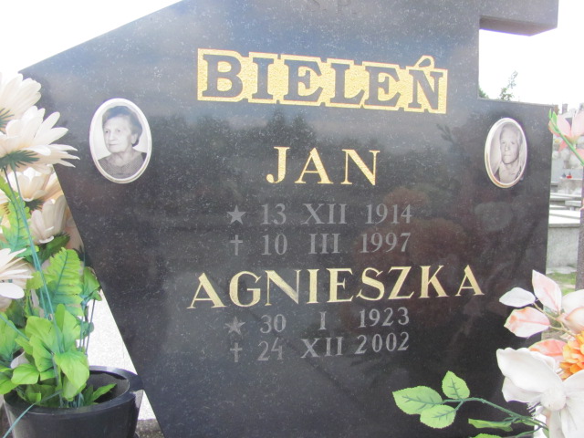 Agnieszka Bieleń 1923 Kolbuszowa - Grobonet - Wyszukiwarka osób pochowanych