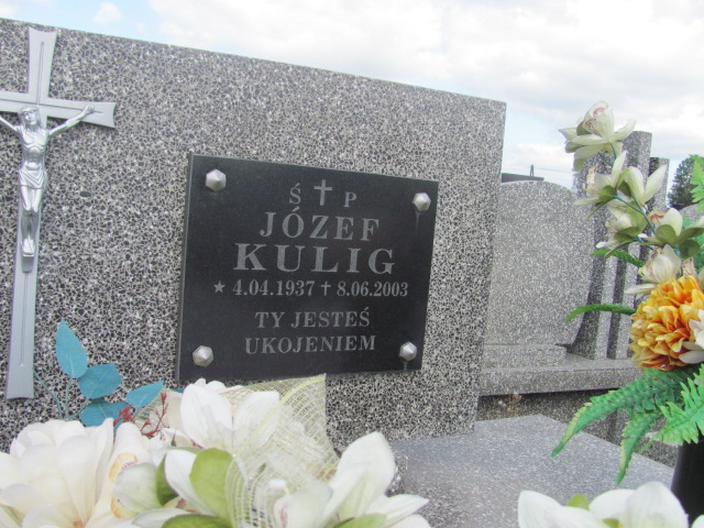 Józef Kulig 1937 Kolbuszowa - Grobonet - Wyszukiwarka osób pochowanych