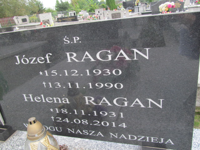 Helena Ragan 1931 Kolbuszowa - Grobonet - Wyszukiwarka osób pochowanych