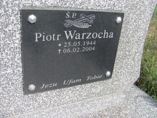 Piotr Warzocha 1944 Kolbuszowa - Grobonet - Wyszukiwarka osób pochowanych